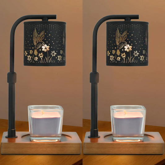 Candle Warmer Lamp Timer - Snow Pattern Candle Lamp